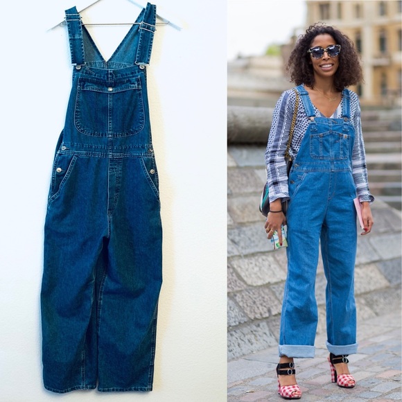 oversized overalls 90s